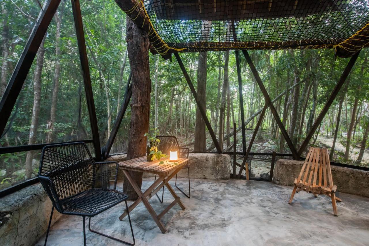 Отель Casa Costal - Glamping Experience Пуэрто-Морелос Экстерьер фото