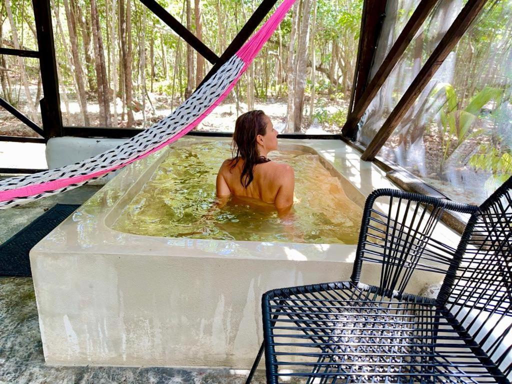 Отель Casa Costal - Glamping Experience Пуэрто-Морелос Экстерьер фото